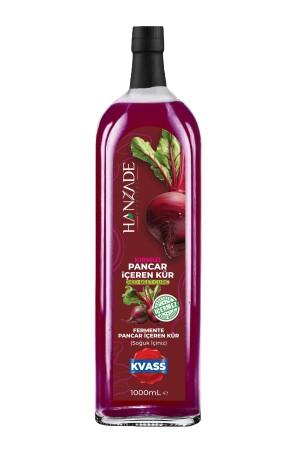 Pancar Kvass Fermente Kırmızı Pancar İçeren Kür 1 Litre Cam Şişe - 11