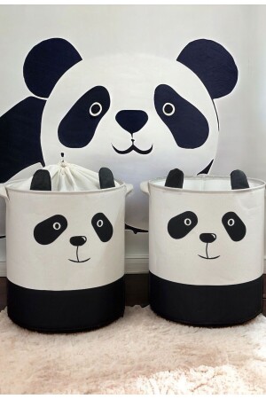 Panda Designed 2' Baby Kinderzimmer Organizer Aufbewahrungsbox Spielzeug Schmutzkorb 37x40 - 2