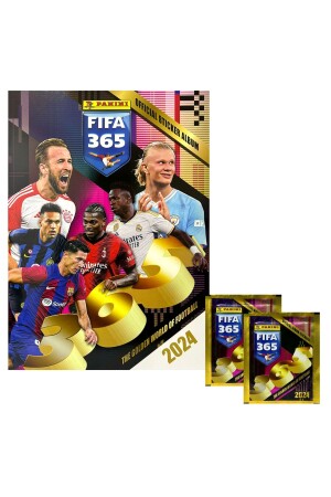 Panini Fifa 365 2024 Fußballspieler-Aufkleber, Karten, Album, Magazin + 2er-Pack (10 Aufkleber) - 8