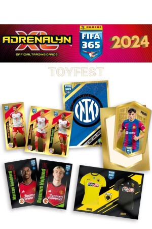 Panini Fifa 365 2024 Fußballspieler-Aufkleber, Karten, Album, Magazin + 2er-Pack (10 Aufkleber) - 9