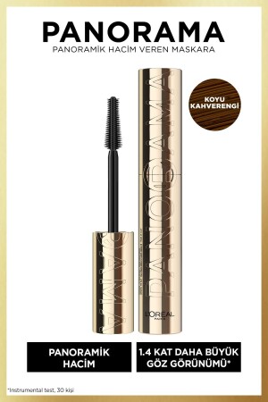 Panorama Volumizing Mascara Dunkelbraun - 1