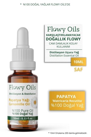 Papatya Yağı %100 Doğal Bitkisel Uçucu Yağ Camomille Oil 10ml - 3