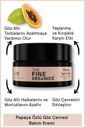 Papaya Özlü Kırışıklık Ve Torbalanma Karşıtı Göz Çevresi Bakım Kremi- 20ml - 2