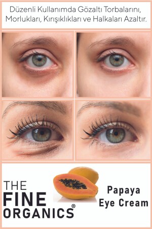 Papaya Özlü Kırışıklık Ve Torbalanma Karşıtı Göz Çevresi Bakım Kremi- 20ml - 7