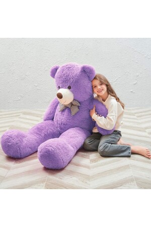 Papyonlu Sevimli Büyük Peluş Ayıcık, 130 Cm - % 100 Yerli papyon130 - 6