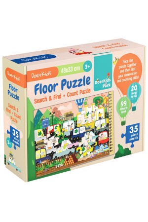 Park Ara-bul Yer Puzzle | Eğitici Puzzle 35 Parça Dev Puzzle Doer Park - 2