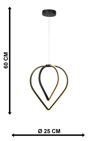 Pars 3-Farben-LED-Kronleuchter Schwarz BEG0085BEG01 - 6