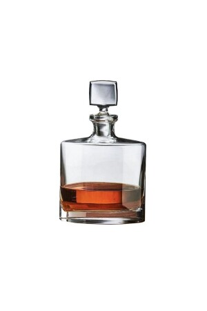 Paşabahçe Square Timeless Whisky-Karaffe Glas-Snack-Set (92379x1 - 52810x4 - 530040x4) Mesa9237952810 - 4