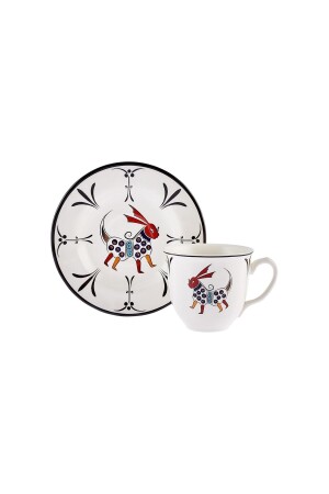 Paye Selçuklu Serie Porzellan-Kaffeetassen-Set für 2 Personen 90 ml 153. 03. 06. 6188 - 5