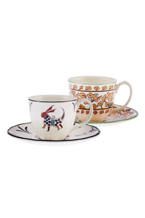 Paye Selçuklu Serie Porzellan-Kaffeetassen-Set für 2 Personen 90 ml 153. 03. 06. 6188 - 2