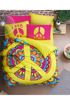 Peace Doppel-Bettbezug-Set HGN9057 - 4