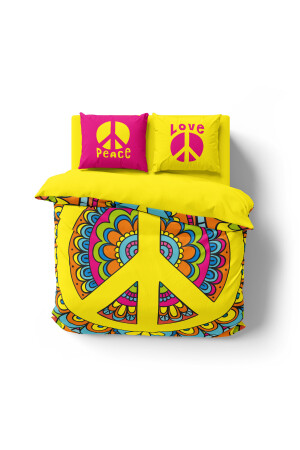 Peace Doppel-Bettbezug-Set HGN9057 - 7