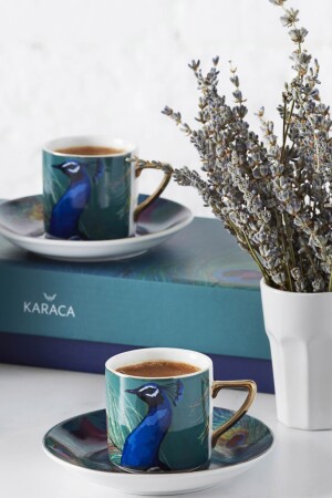 Peacock Set mit 4 Peacock Kaffeetassen 90 ml 153. 03. 07. 3431 - 3