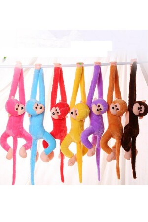 Peluş Maymun, Elleri Yapışabilen Uyku Ve Oyun Arkadaşı -70 Cm monkeysole - 5