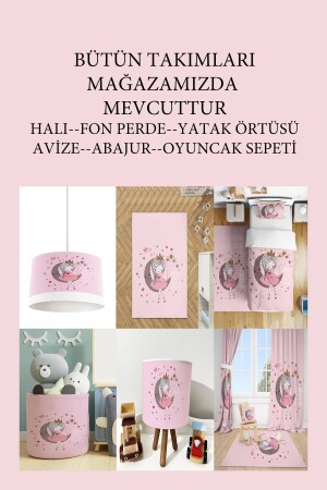 PEMBE GRİ DAĞ ÇOCUK ODASI ABAJÜR - 6