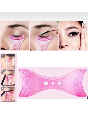 Pembe Renk Eyeliner Sürme Aparatı - 4