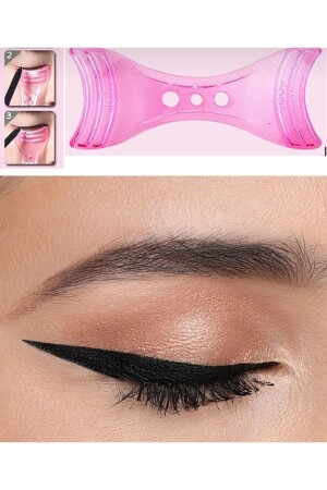 Pembe Renk Eyeliner Sürme Aparatı - 5