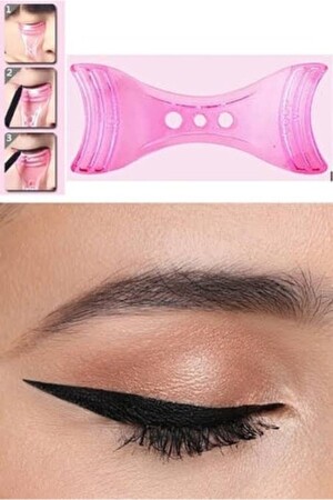 Pembe Renk Eyeliner Sürme Aparatı - 4