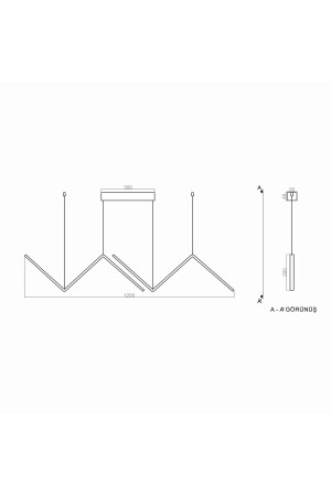 Pendelleuchte Led Kronleuchter Crooked 30105 - 7