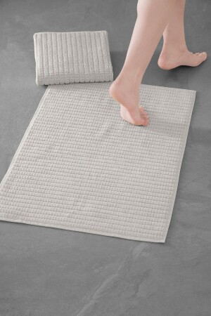 Penta Bathmat 202 - Yeni Trend, 50x75cm. 2ad. Premium Ayak Havlusu - Banyo Paspas Seti P00028 - 3