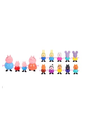 Peppa Pig 10+4 Figur Peppa, George Familie und Freunde 014PP014 - 2