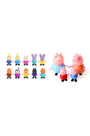 Peppa Pig 10+4 Figur Peppa, George Familie und Freunde 014PP014 - 4