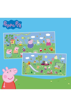 Peppa Pig - Reusable Sticker: Outdoor Fun - Tak Çıkar Çıkarma Oyunu - 110 Çıkartma MRPEPPA001 - 8