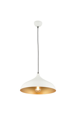 Pera White Single Modern Retro Pendelleuchte Wohnzimmer Kronleuchter 3332-01-WH - 5