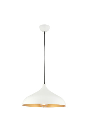 Pera White Single Modern Retro Pendelleuchte Wohnzimmer Kronleuchter 3332-01-WH - 6