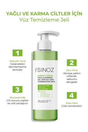 Perfect Sebum Balancing Gesichtsreinigungsgel 400 ml für fettige Mischhaut - 4