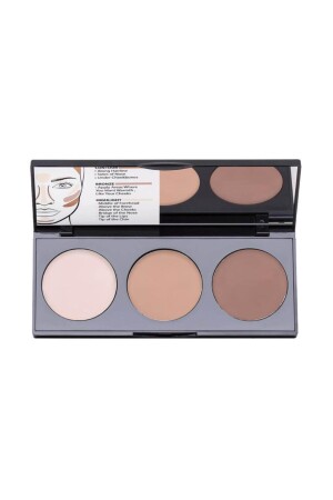 Perfecting Cream Contour Palette 02 Mittel bis Dunkel - 2