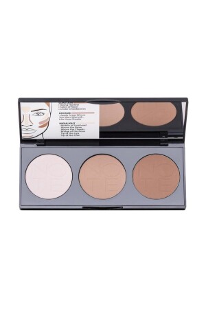 Perfecting Powder Contour Palette 01 Light bis Medium - 2