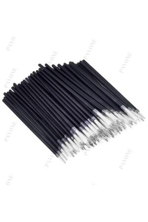 Permanent Makeup Micro Cotton Stick 50 Stück Seidenwimpernapplikator Eyeliner - 1