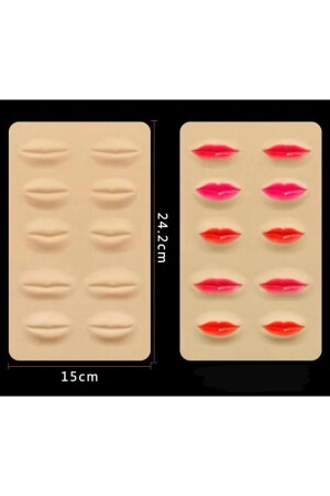 Permanent Makeup Micropigmentation Work 3d Lip Latex 1 Stück - 1