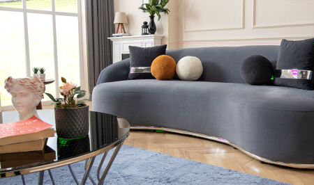 Peroni graues Sofa - 8