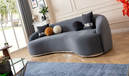 Peroni graues Sofa - 9