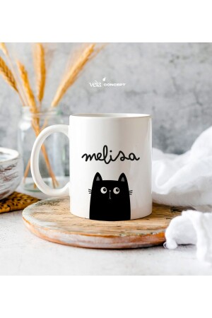 Personalisierte Tasse mit Namen einer Katze – Geburtstagsgeschenk – Geschenk für einen Freund - 2