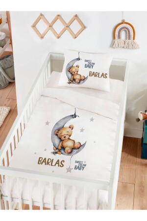 Personalisiertes Baby-Bettbezug-Set aus 100 % Baumwolle - 2