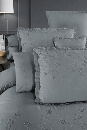 Peşte V3 Percale Nevresim Takımı Çift Kişilik ZMRSRVSTN080 - 4