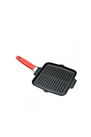 Pfanne mit Silikongriff, Gusseisengrill, 21 x 21 cm, 813104070012 - 5