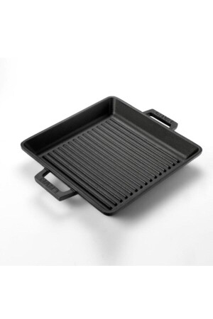 Pfanne, quadratischer Grill aus Gusseisen, 26 x 26 cm 801Useri Lava, quadratischer Grill aus Gusseisen LV 2626 - 6