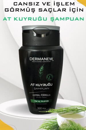 Pferdeschwanz-Shampoo – für geschädigtes und spät wachsendes Haar – Reparatur-Pflege-Shampoo – schnelles Haarwachstum - 2