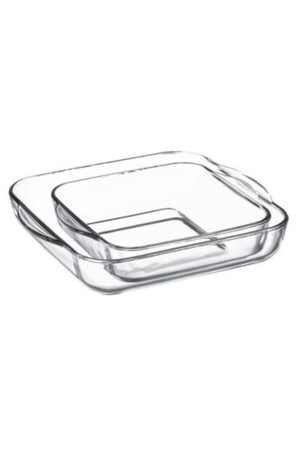 P.Garten 159028 Pyrex 2-teiliges quadratisches Tablett 1590280 - 1