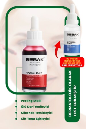 Pharma 15 % AHA + 2 % BHA Skin Tone Equalizing Red Peeling Serum Peeling Red Serum 30 ml 1100012757 - 6