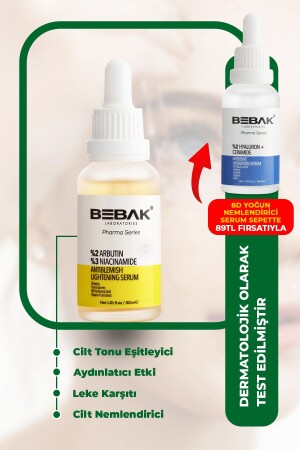 Pharma Cilt Tonu Eşitleyici, Aydınlatıcı Arbutin Serumu %2 Arbutin %3 Niacinamide Serum 30ml 1100013432 - 3