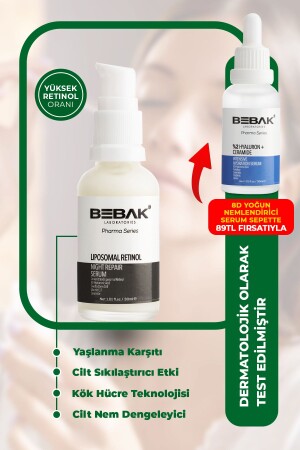 Pharma Yaşlanma Karşıtı, Kırışıklık Önleyici, Nemlendirici Liposomal Retinol Serumu 30ml 1100013781 - 3