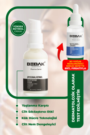 Pharma Yaşlanma Karşıtı, Kırışıklık Önleyici, Nemlendirici Liposomal Retinol Serumu 30ml 1100013781 - 6