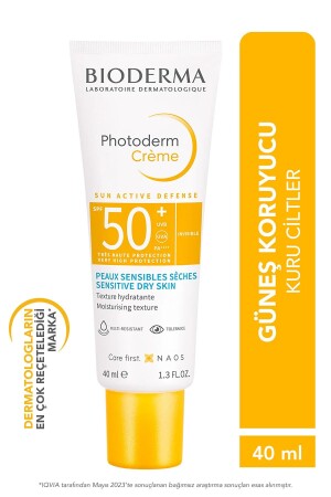 Photoderm Cream SPF50+ Gesichtssonnenschutz mit hohem Schutz für trockene Haut, 40 ml - 2