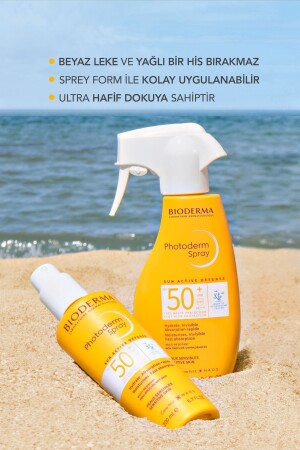 Photoderm Spray SPF50- Tüm Ciltler için Aile Boyu Sprey Formda Yüksek Korumalı Güneş Kremi 300 ml - 6