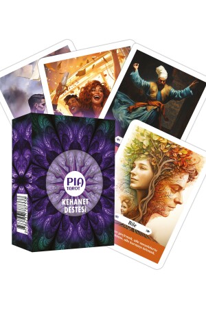 Pia Tarot Kehanet Destesi- Açıklamalı 47 Kart Kutulu Set - 3